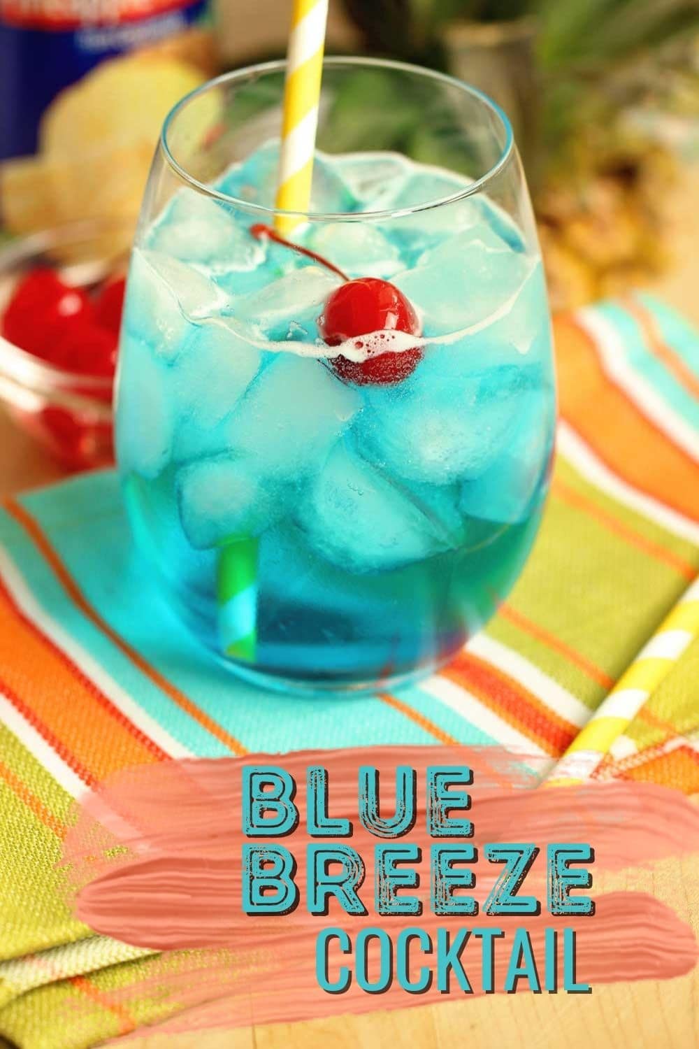 Blue Breeze Cocktail Diary Of A Recipe Collector