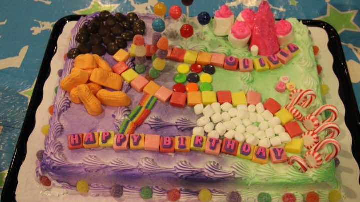 2-Tier Cocomelon and Candy Land Theme Cake – Cakes All The Way