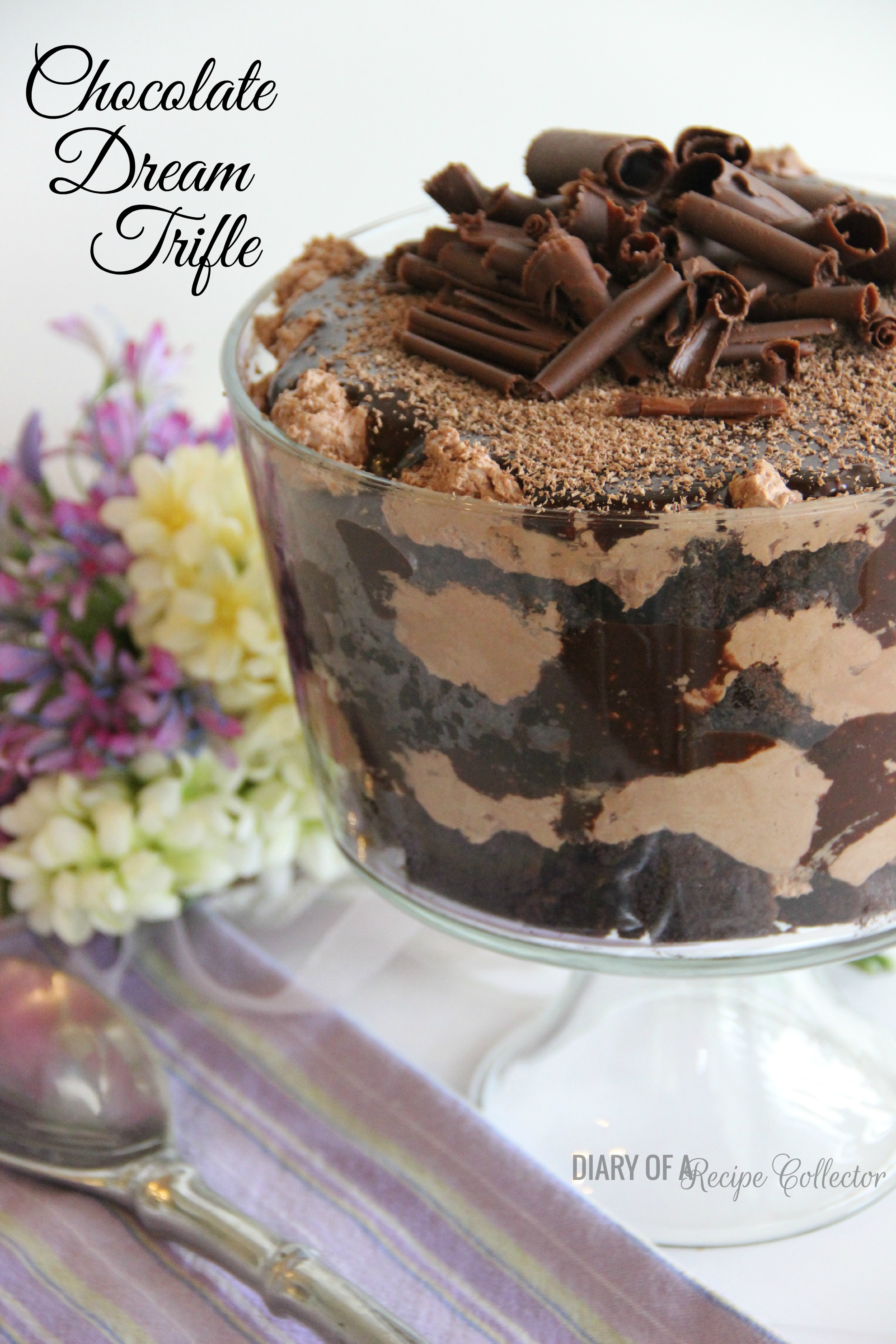 Chocolate Dream Trifle - Diary of A Recipe Collector