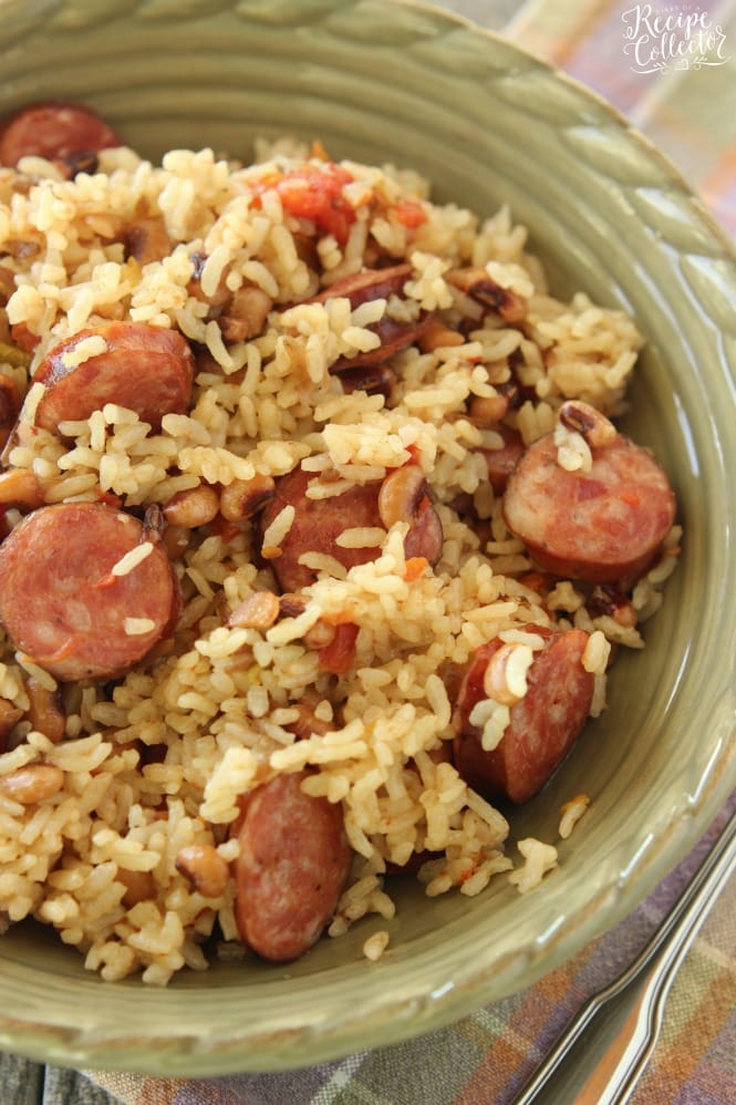 Rice Cooker Sausage Jambalaya - Diary of a Recipe Collector