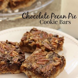 Chocolate Pecan Pie Cookie Bars - Diary of A Recipe Collector