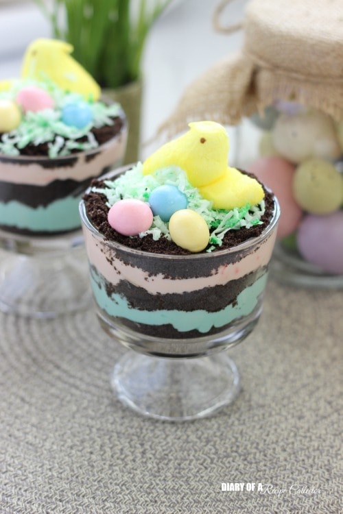 Adorable Easter Dirt Cups - Nourish Plate