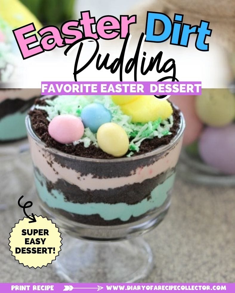 Easter Bunny Dirt Cups Recipe • MidgetMomma