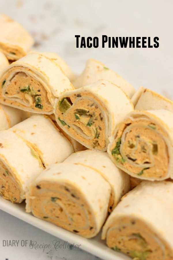 Taco Pinwheels - Diary of A Recipe Collector