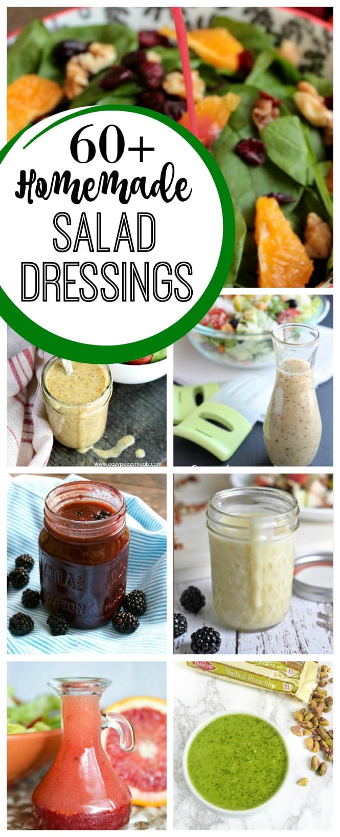 10+ BEST Homemade Salad Dressing Recipes