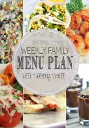 Weekly Family Meal Plan #23