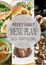 Weekly Meal Plan #24