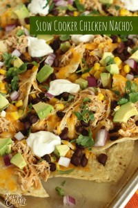 Slow Cooker Chicken Nachos - Diary of A Recipe Collector