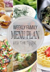 Weekly Family Meal Plan #35