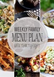 Weekly Family Meal Plan #38