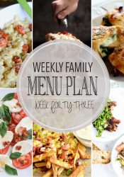 Weekly Family Meal Plan #43