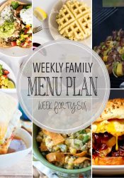 Weekly Family Meal Plan #46