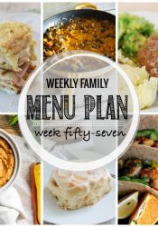 Weekly Family Meal Plan #57