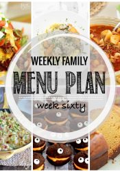 Weekly Family Meal Plan #60