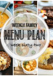 Weekly Family Meal Plan #62