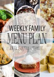 Weekly Meal Plan #63