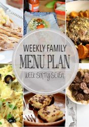 Weekly Family Meal Plan #67