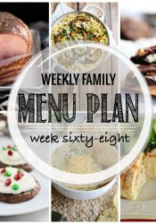 Weekly Family Meal Plan #68