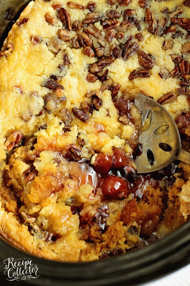 Dump Cake With Pineapple and Cherry Recipe