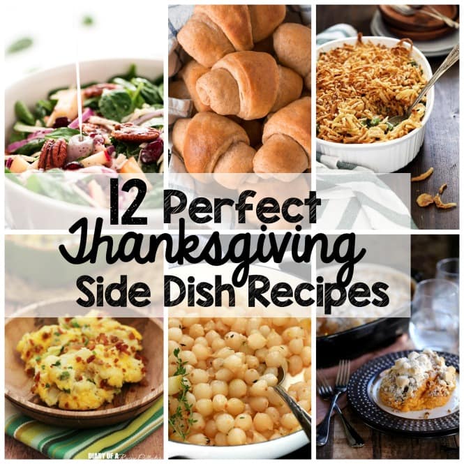 Weekly Family Meal Plan - Thanksgiving Side Dish Recipes - Diary of A ...
