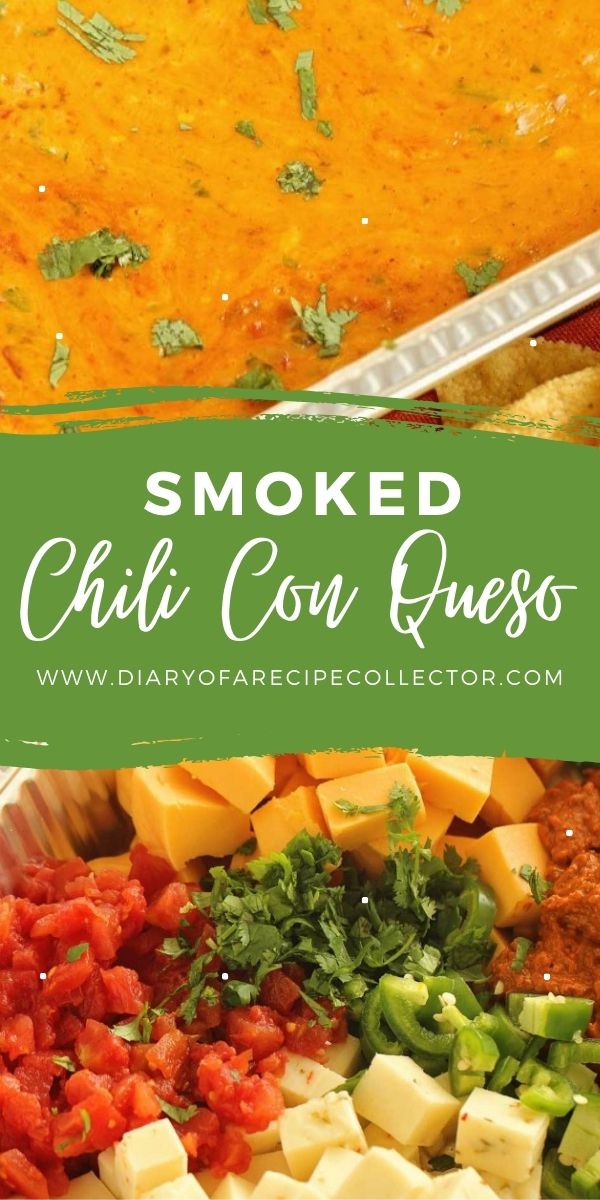 Smoked Chili Con Queso Dip - Diary of A Recipe Collector