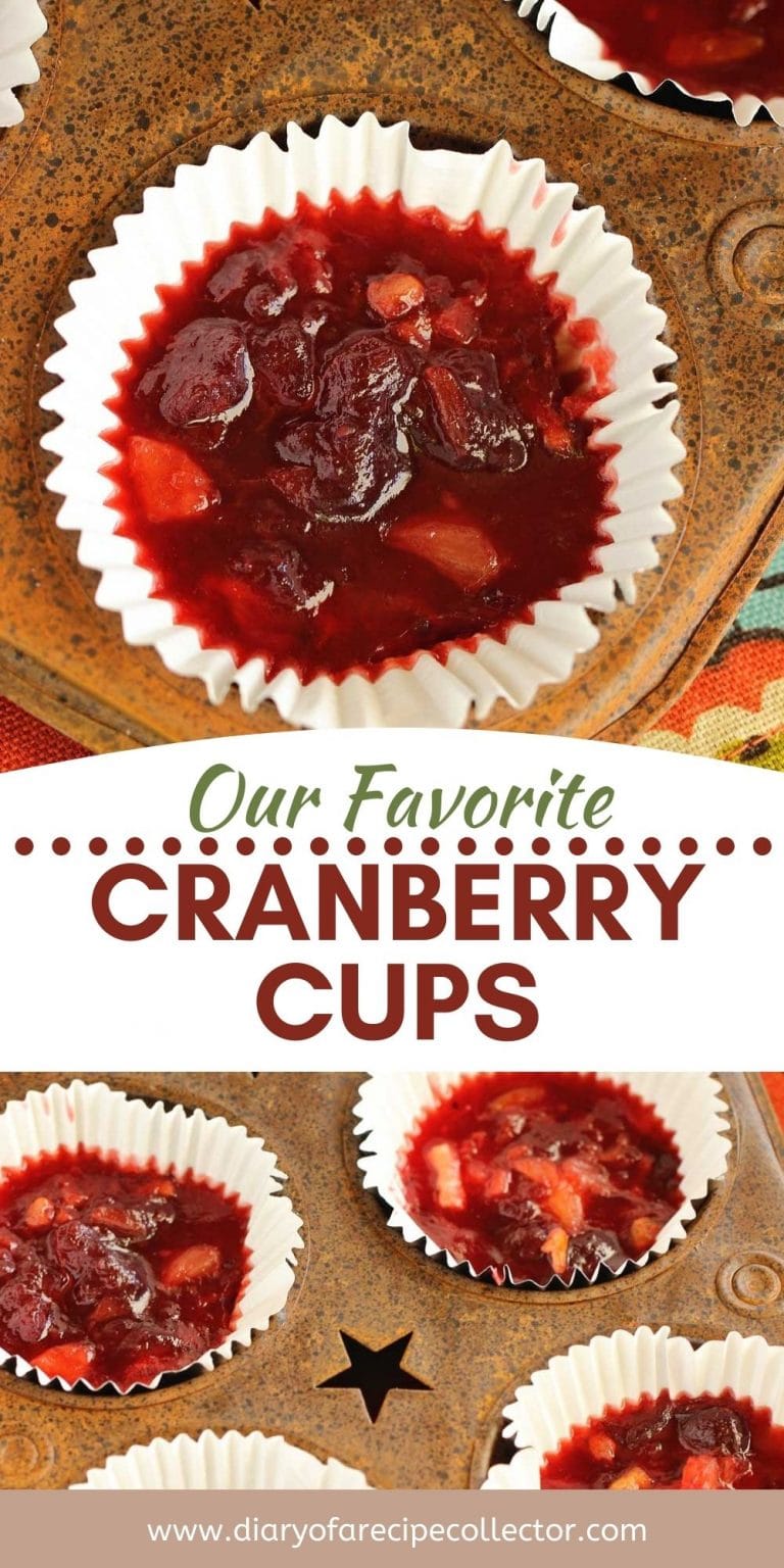 Cranberry Cups - Diary Of A Recipe Collector