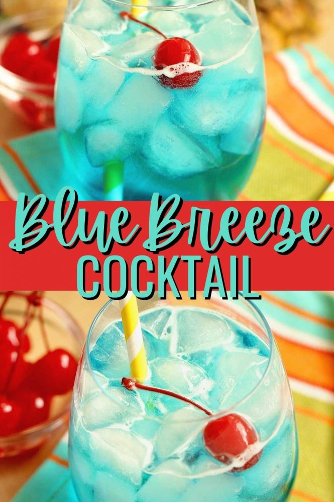 Blue Breeze Cocktail - Diary of A Recipe Collector