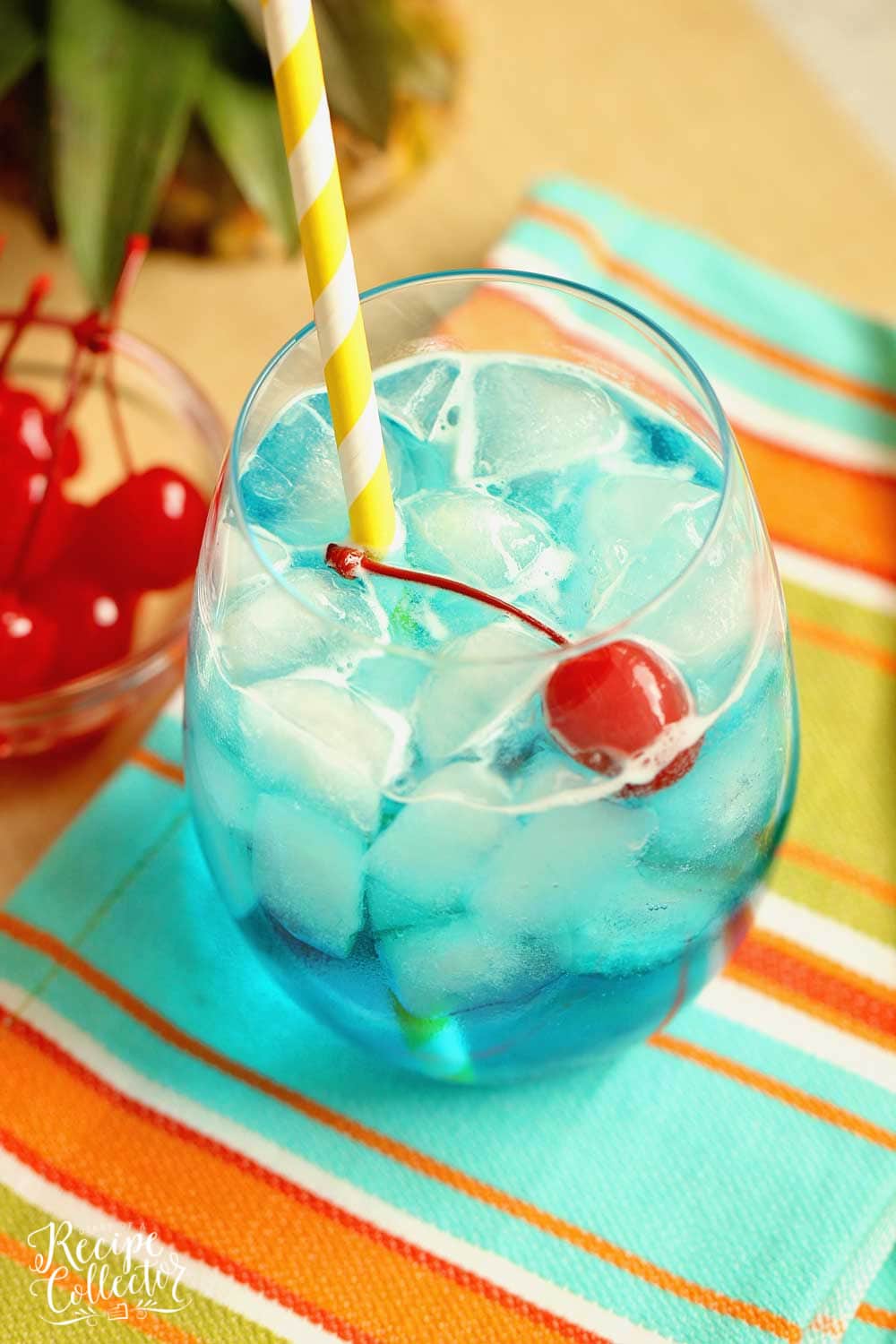 Blue Breeze Cocktail - Diary of A Recipe Collector