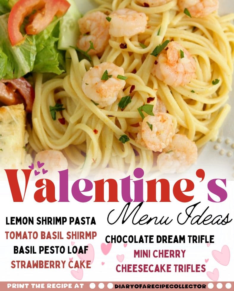 Valentine s Day Menu Ideas Diary Of A Recipe Collector