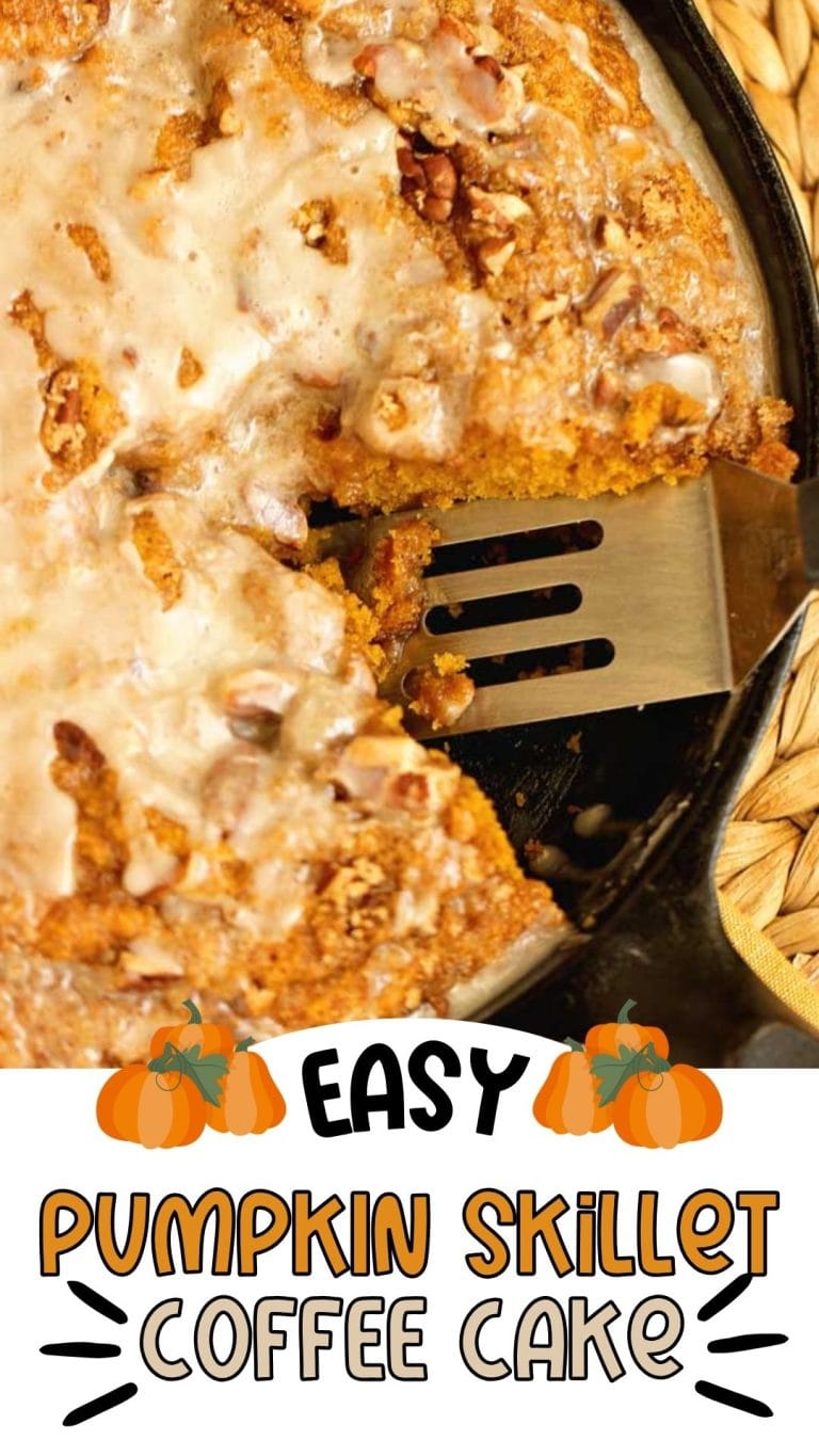 Easy Pumpkin Skillet Coffee Cake - Diary of A Recipe Collector