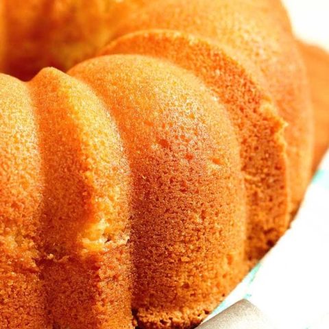 This Sour Cream Coconut Pound Cake is an old-fashioned pound cake recipe that is absolutely delicious!