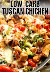 Low-Carb Tuscan Chicken